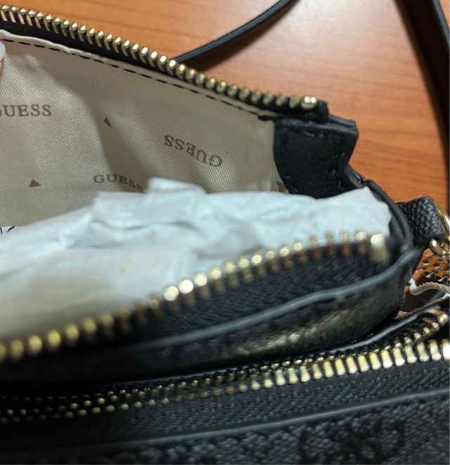 Bolso Guess Noelle Doble Negro