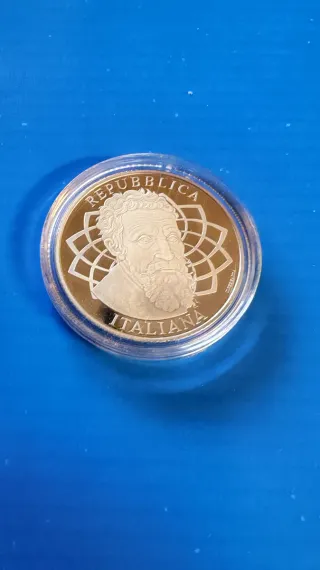 5 Euro Michelangelo 550° Anniversario in argento