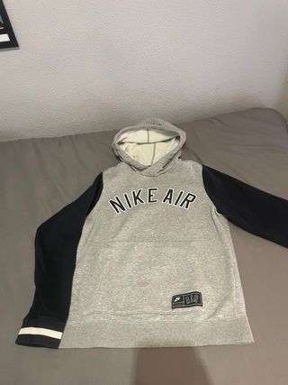 Sudadera Nike Air Gris y Negra