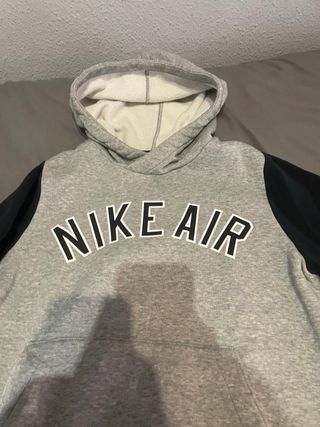 Sudadera Nike Air Gris y Negra