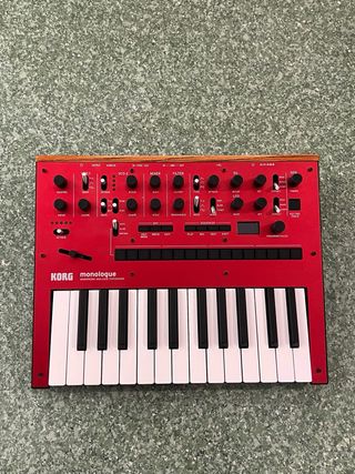 Korg Monologue Sintetizador Rojo