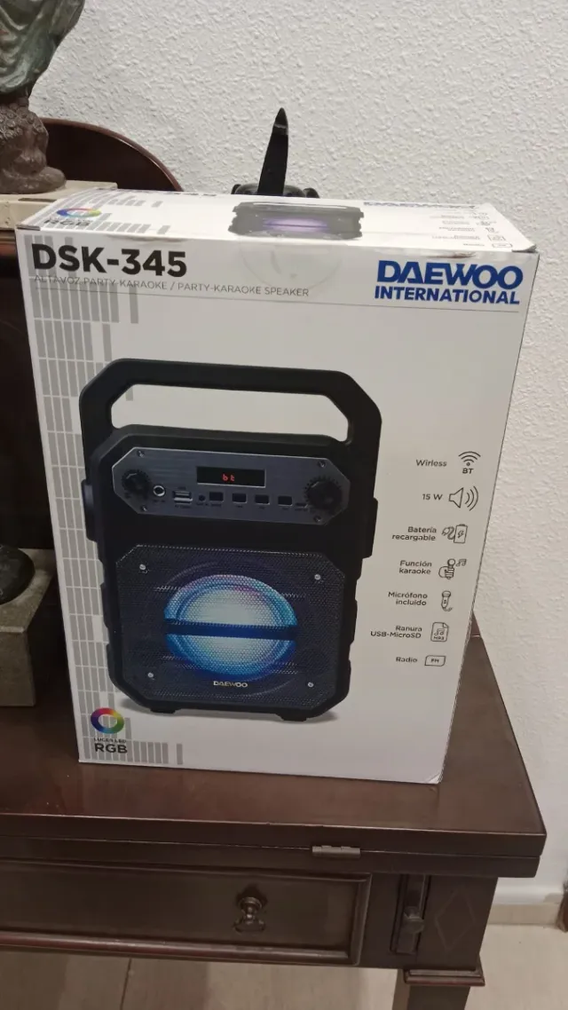 Altavoz Daewoo DSK-345 BT Karaoke