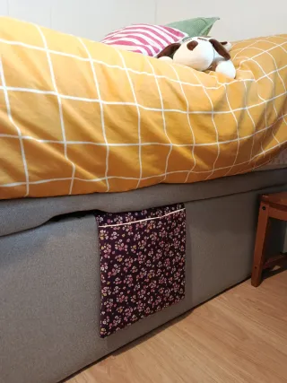 Organizador de tela para sofá