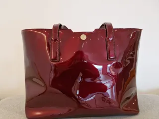 Bolso Adolfo Domínguez Rojo Charol