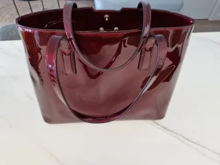 Bolso Adolfo Domínguez Rojo Charol