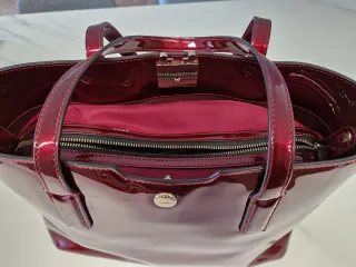 Bolso Adolfo Domínguez Rojo Charol