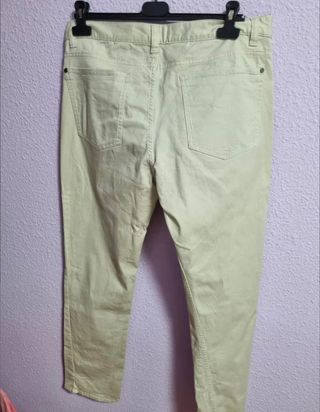 Pantalón H&M Beige Talla 46