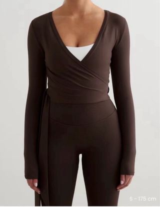 Conjunto Aim'n Pantalón y Blusa Marrón