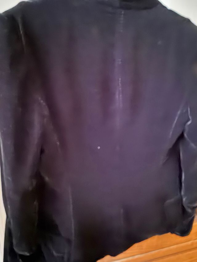 chaqueta Terciopelo Negro Mujer purificacion Garcp