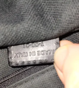 Bolso Burberry Beige y Negro de LONA. Autentico