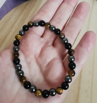 Pulsera de Triple Protección! Mineral natural.