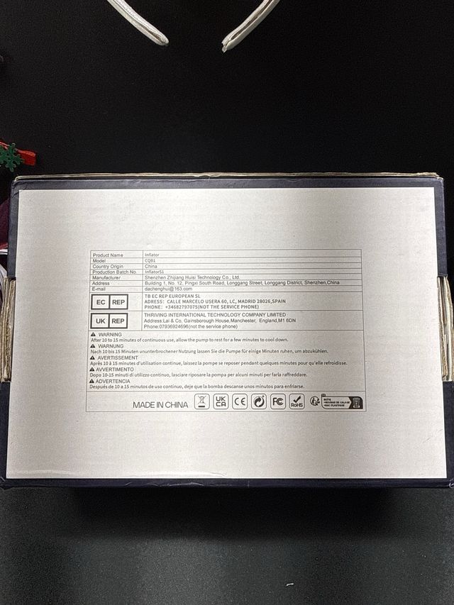 Inflador de aire inalámbrico