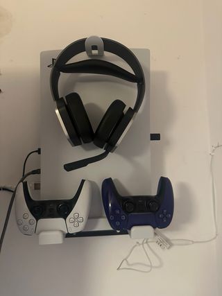 PS5-Base de Carga PS5 con Ventilador y Puertos USB