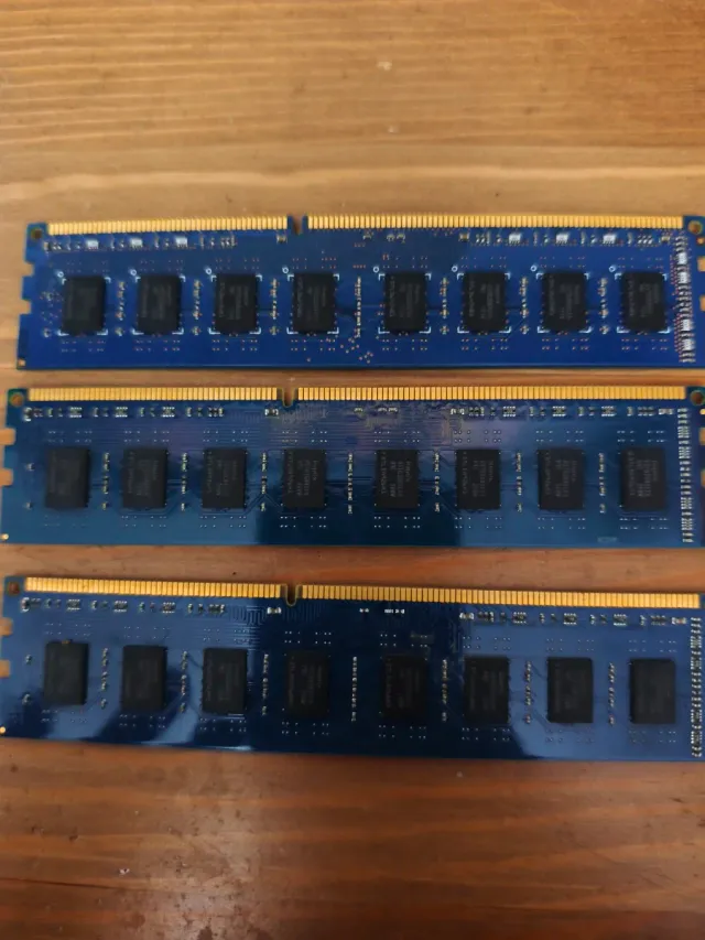 Lote 4x Tarjetas Memoria RAM 4GB total 9 tarjetas