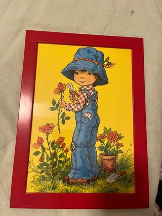 Lámina Mary May infantil jardinero