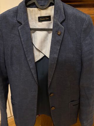 Chaqueta Massimo Dutti Azul Mujer