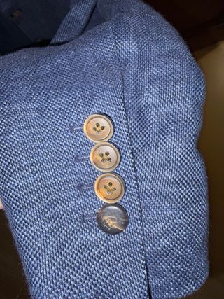 Chaqueta Massimo Dutti Azul Mujer