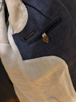 Chaqueta Massimo Dutti Azul Mujer