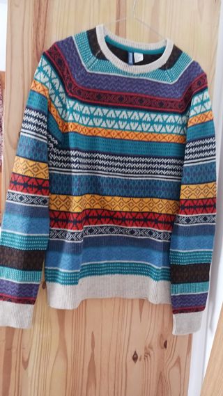 Jersey H&M Divided Estampado Étnico