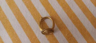 Anello vintage anni '70 spirale