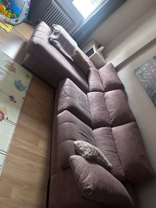 Sofá cama tela poco uso