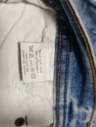 Pepe Pardo Pantalón Tejano Cargo Azul