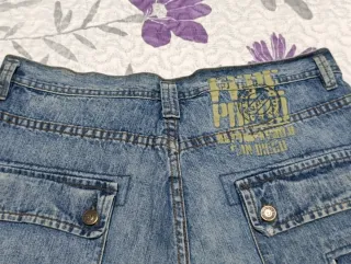 Pepe Pardo Pantalón Tejano Cargo Azul