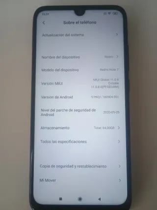 Xiaomi Redmi Note 7 64GB Nero + Nuova Custodia