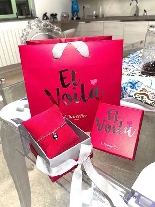 Bracciale Chantelcler con ciondolo blu