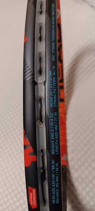 Raqueta Tenis Head Radical MP  peso 295 gr, Grip 3