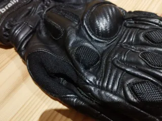 Guantes de moto de piel