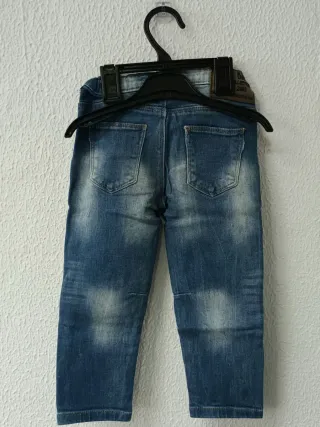 Calças de Ganga Menino - 3/4 Anos