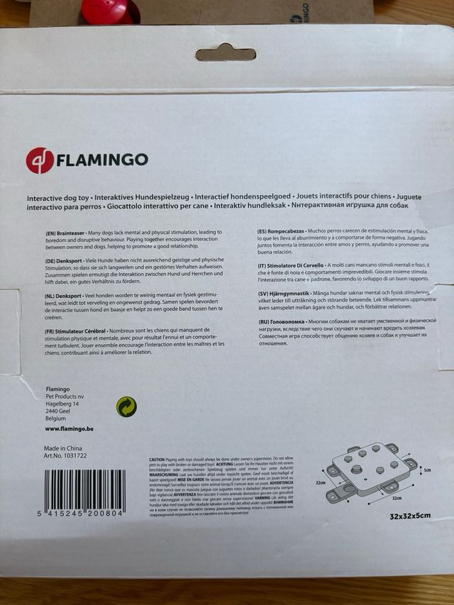 juguete para perros Flamingo Brain train