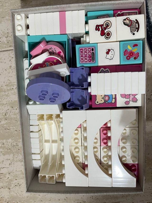 Bloques construcción Hello Kitty tipo Lego Duplo