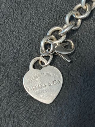 Pulsera Tiffany & Co. Corazón Plata