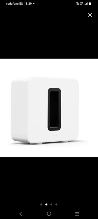 Sonos Sub 4gen/ subwoofer inalámbrico