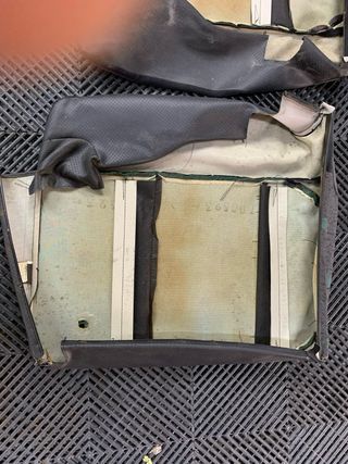 Tela respaldo asientos traseros Clio 16v