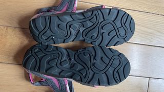 Sandalias Quechua Mujer Trekking Gris/Rosa