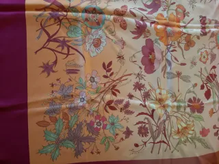Foulard Gucci Doppio Originale Floreale