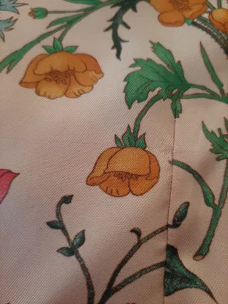 Foulard Gucci Doppio Originale Floreale