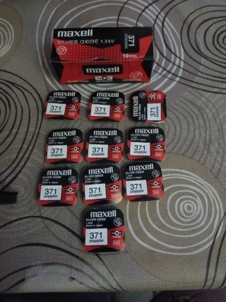 Maxell 371 SR920SW Pilas Óxido de Plata 1.5V