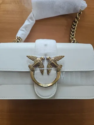 Borsa Pinko Love Bag Pelle Bianca