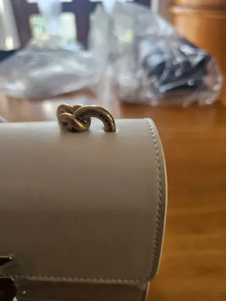 Borsa Pinko Love Bag Pelle Bianca