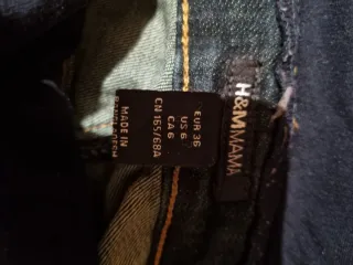 Vaqueros premamá H&M Talla 36
