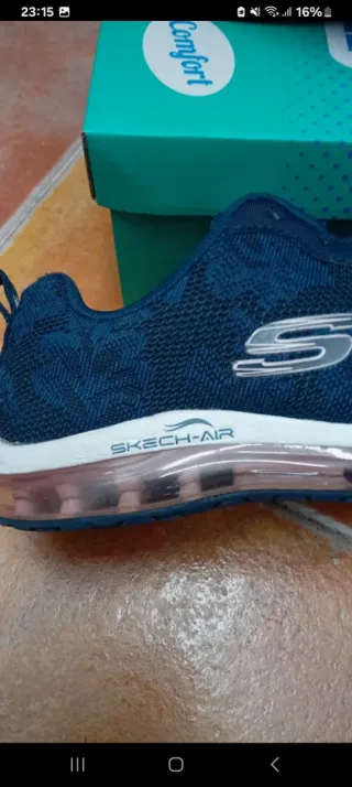 Zapatillas Skechers Talla 35 Azul