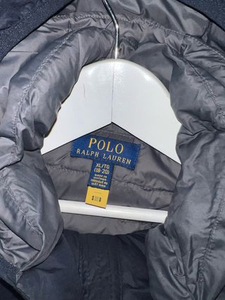 Plumífero Polo Ralph Lauren Azul Talla Xl de niño