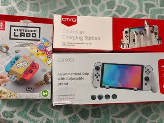 Accesorios Nintendo Switch: Labo, Cargador y Grip