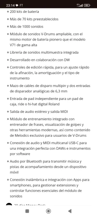 Módulo Roland V31 Nuevo