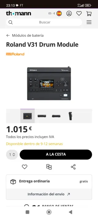 Módulo Roland V31 Nuevo
