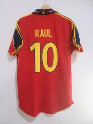 Camiseta Selección Vintage Raúl  Fútbol Retro